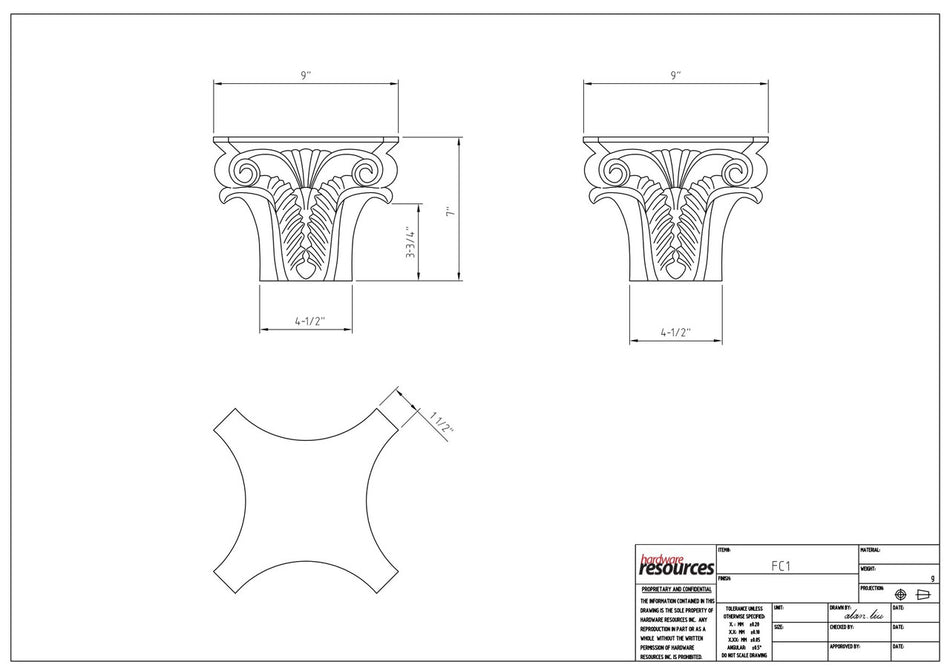 Specification Drawing