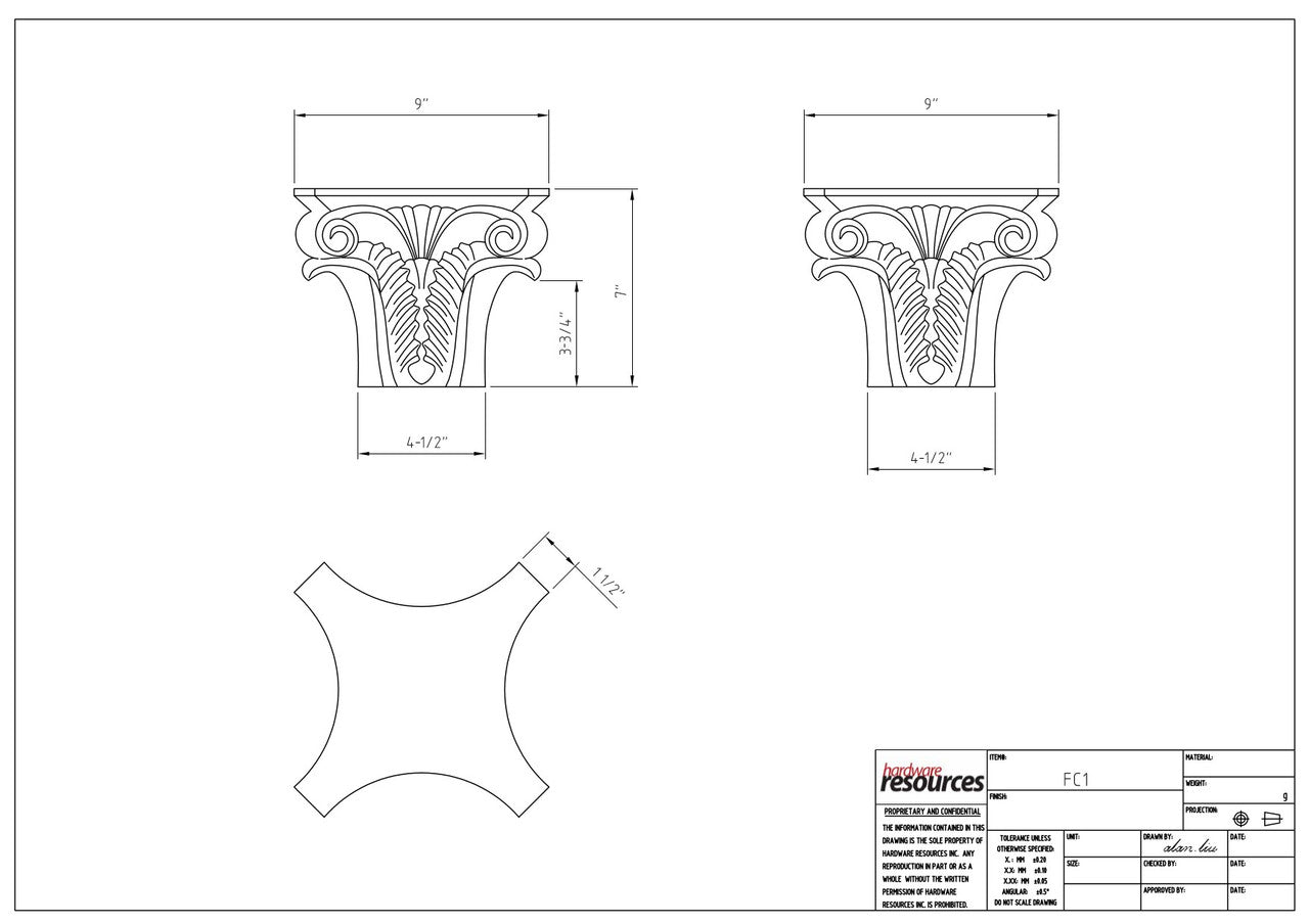 Specification Drawing