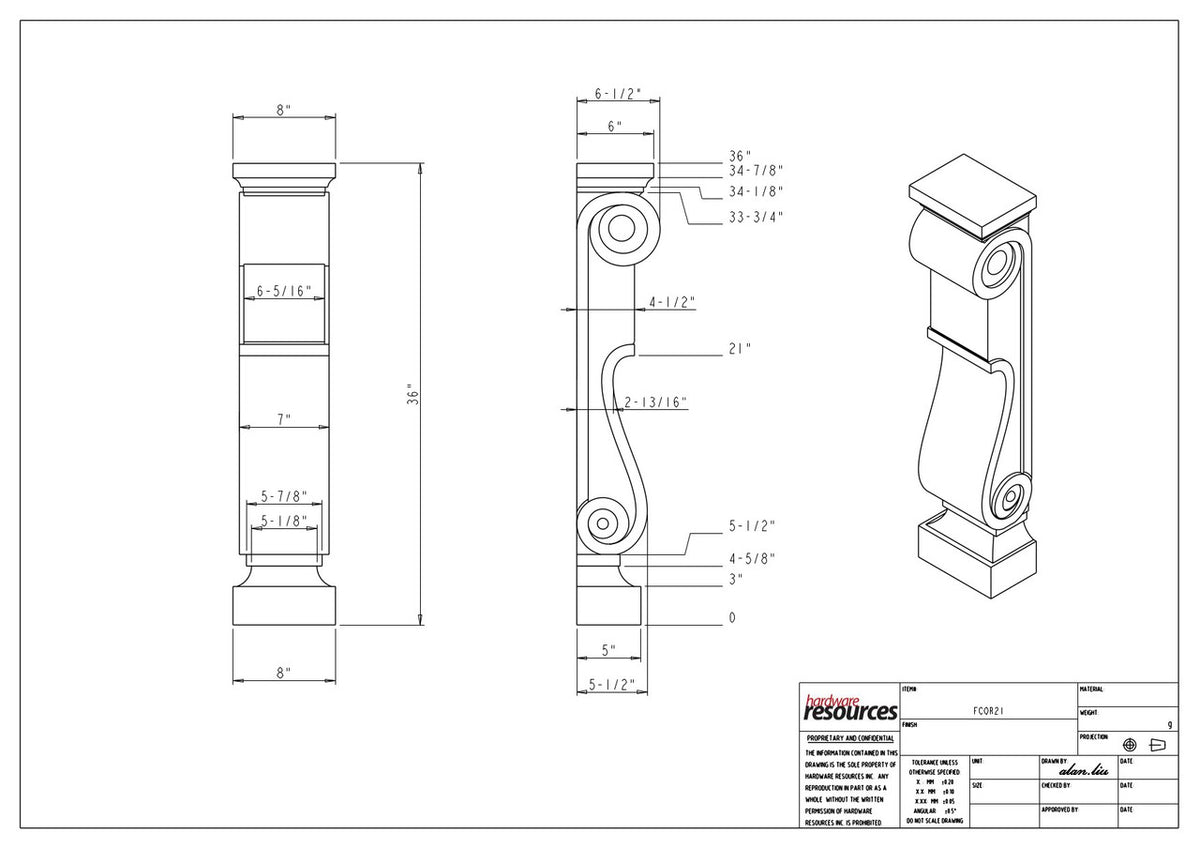 Specification Drawing