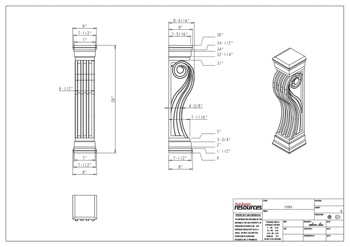Specification Drawing
