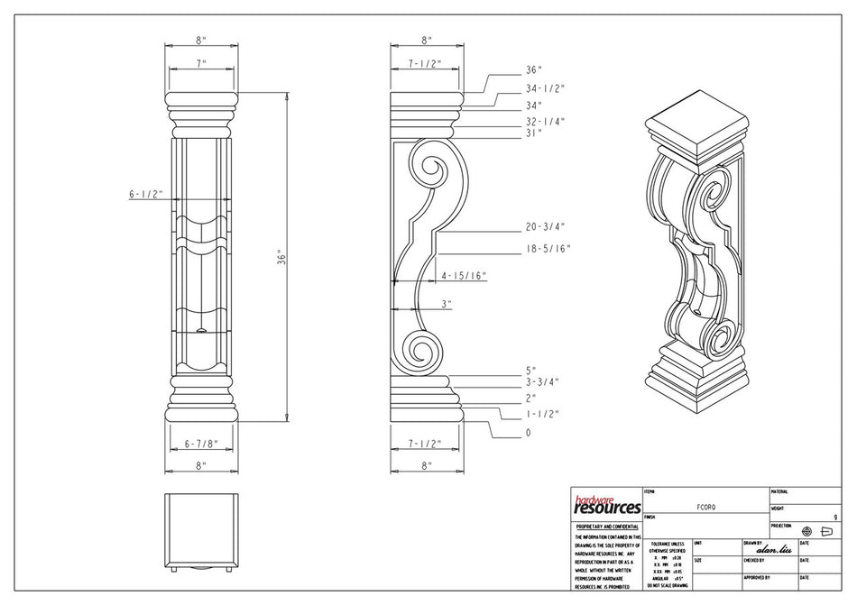 Specification Drawing