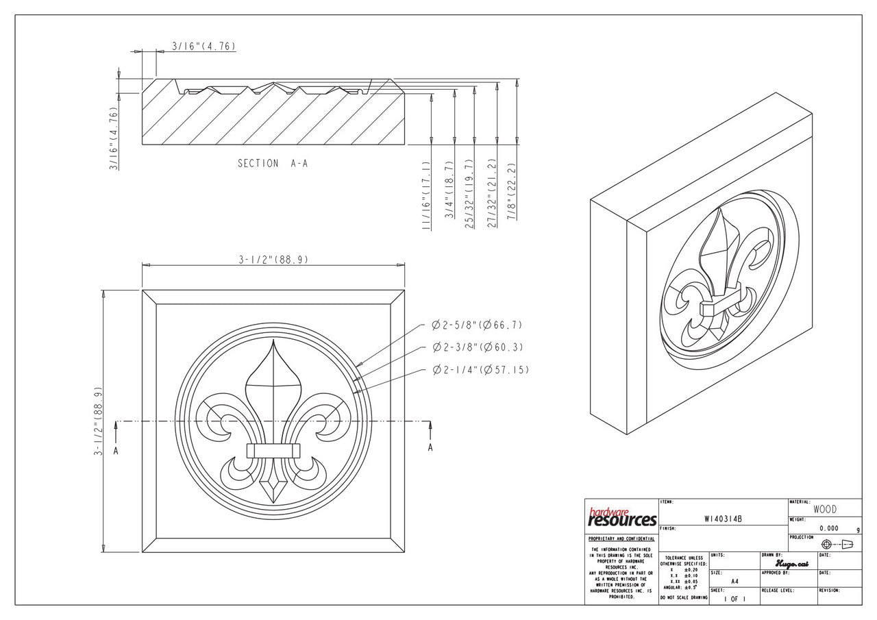 Specification Drawing