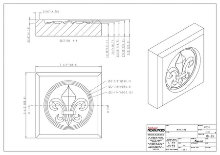 Specification Drawing