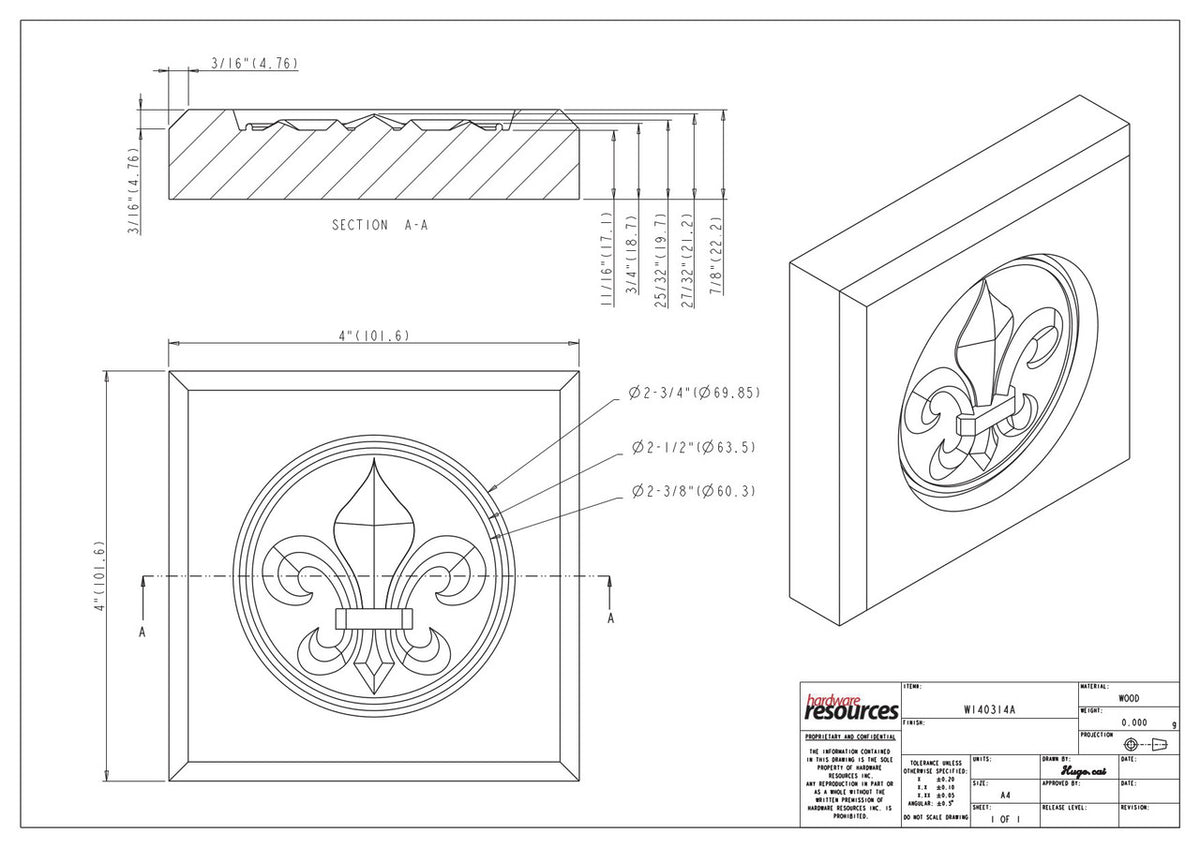 Specification Drawing