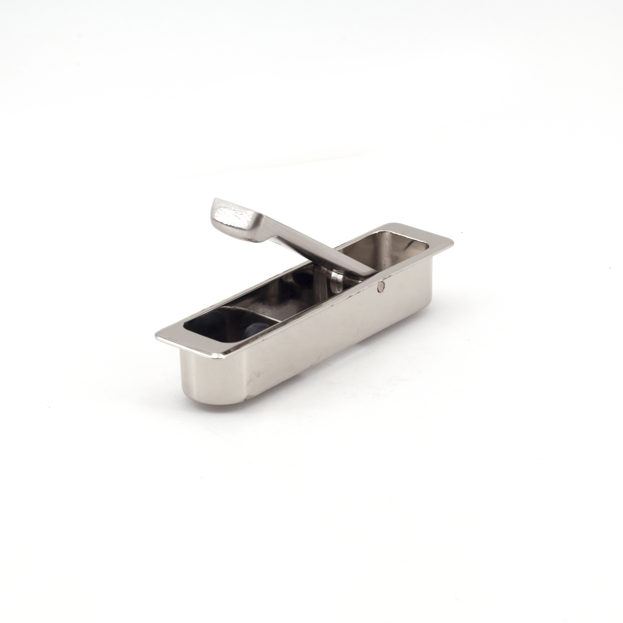 Sugatsune FH-100AK-00: 100mm Pocket door Lever Pull - Polished Nickel