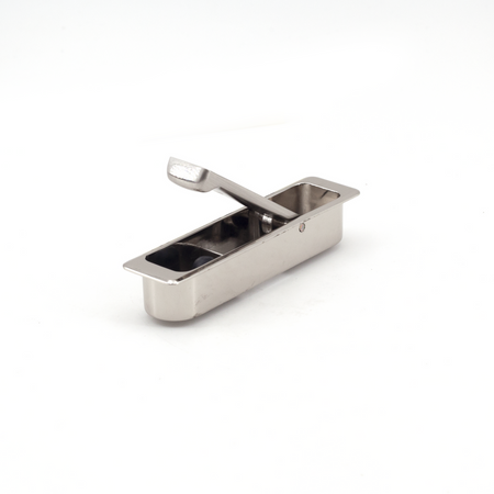 Sugatsune FH-100AK-00: 100mm Pocket door Lever Pull - Polished Nickel
