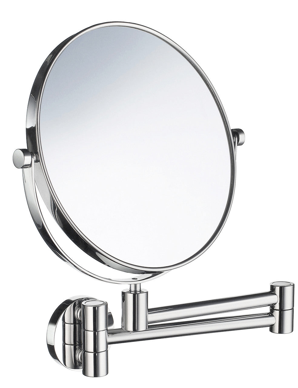 Smedbo FK445: Outline Wall Mount Swing Arm Shaving/Make-Up Mirror - Polished Chrome