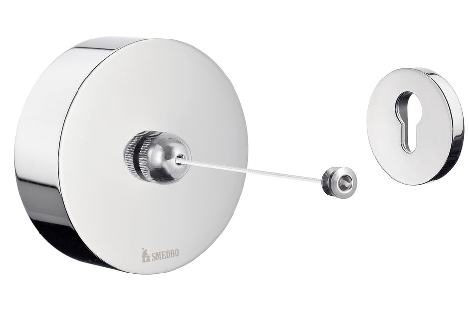 Smedbo FK480: Outline Retractable Clothesline - Polished Chrome
