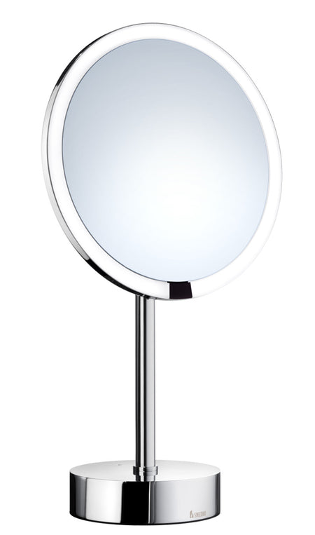 Smedbo FK488EP: Outline Shaving/Make-Up Mirror w/Rechargeable LED Light - Polished Chrome