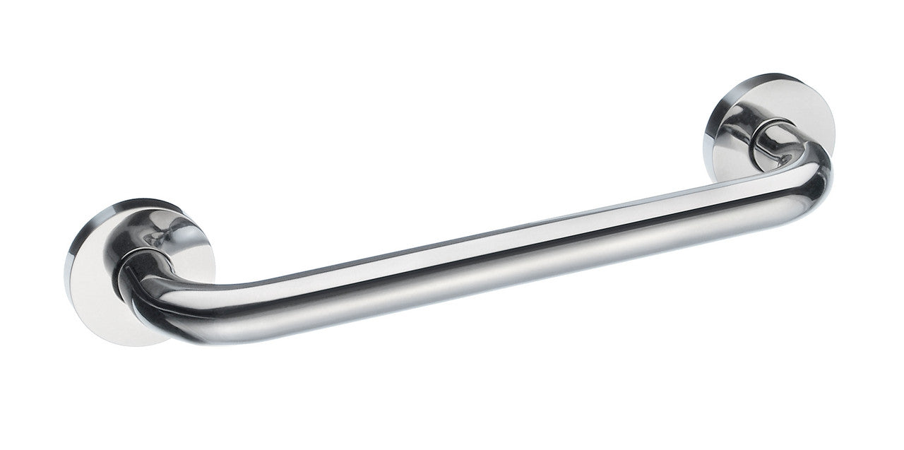 Smedbo FK806: 12" Living Grab Bar w/Round Ends - Polished Stainless Steel