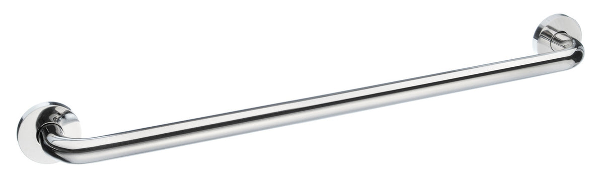 Smedbo FK807: 24" Living Grab Bar w/Round Ends - Polished Stainless Steel