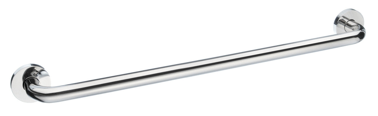 Smedbo FK807: 24" Living Grab Bar w/Round Ends - Polished Stainless Steel