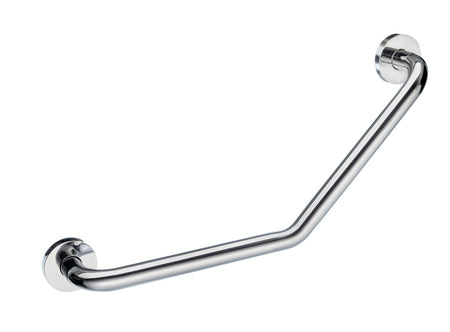 Smedbo FK808: 19-1/2" Living V-Shaped Grab Bar w/Round Ends- Polished Stainless Steel