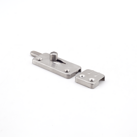Sugatsune FL2-55: 55mm Slide Bolt - Satin Stainless Steel