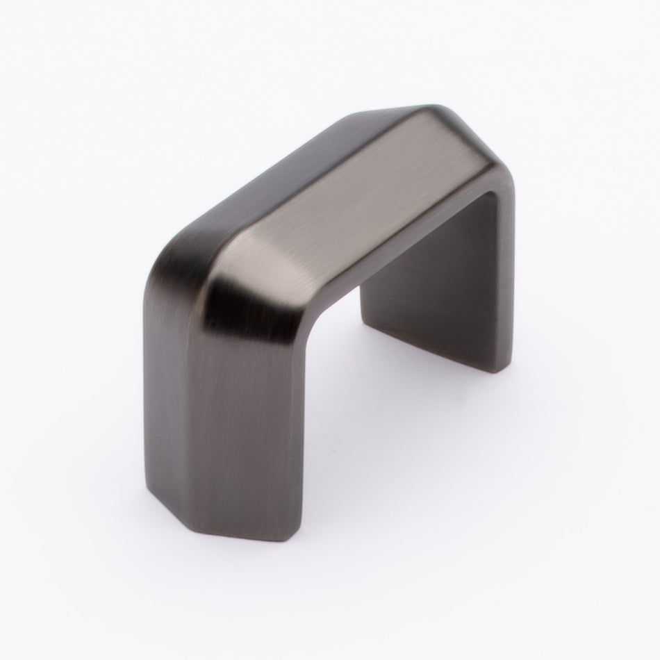 Sietto FP-2003-G: 1-5/8" cc Eternity Finger Cabinet Pull - Gunmetal