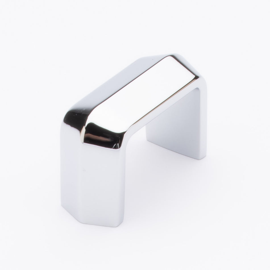 Sietto FP-2003-PC: 1-5/8" cc Eternity Finger Cabinet Pull - Polished Chrome