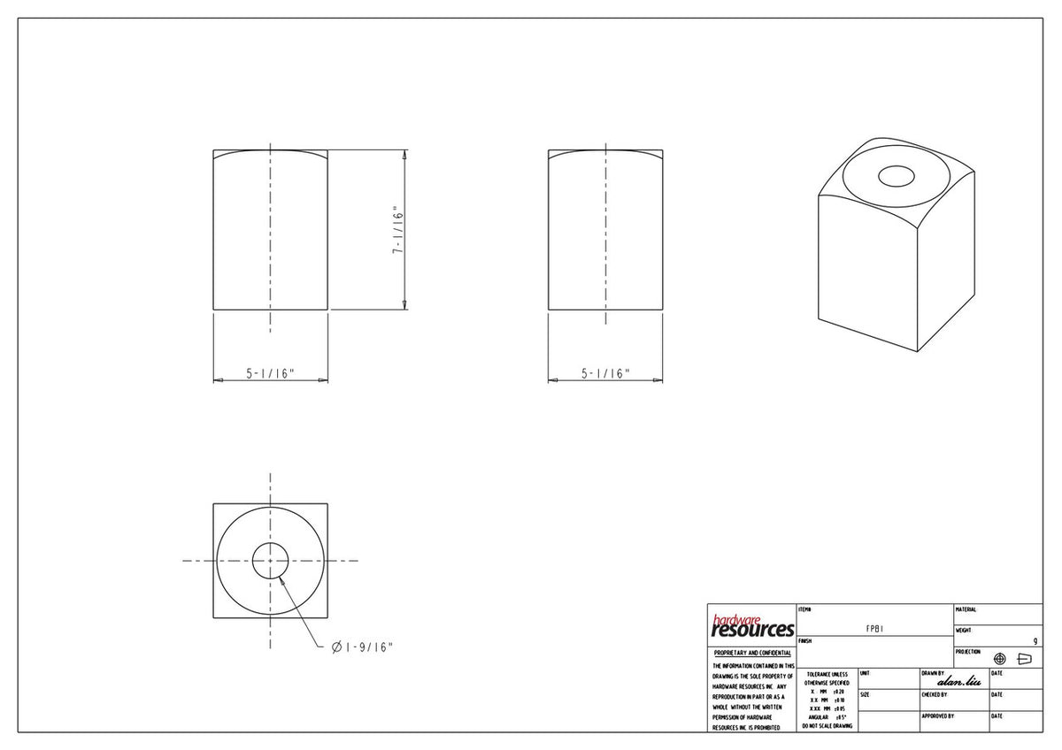 Specification Drawing