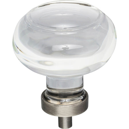 Jeffrey Alexander G120L-BNBDL: 1-3/4" Harlow Round Cabinet Knob - Brushed Pewter