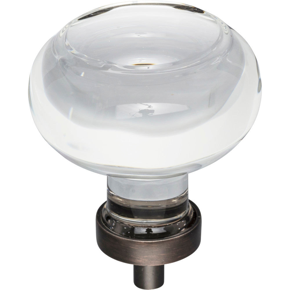 Jeffrey Alexander G120L-DBAC: 1-3/4" Harlow Round Cabinet Knob - Brushed Oil Rubbed Bronze