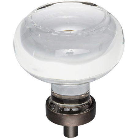 Jeffrey Alexander G120L-DBAC: 1-3/4" Harlow Round Cabinet Knob - Brushed Oil Rubbed Bronze