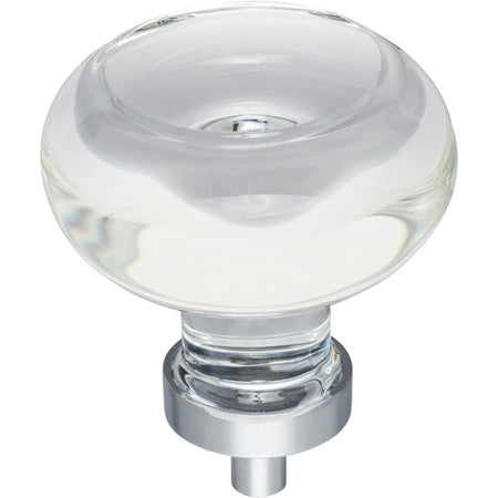 Jeffrey Alexander G120L-PC: 1-3/4" Harlow Round Cabinet Knob - Polished Chrome