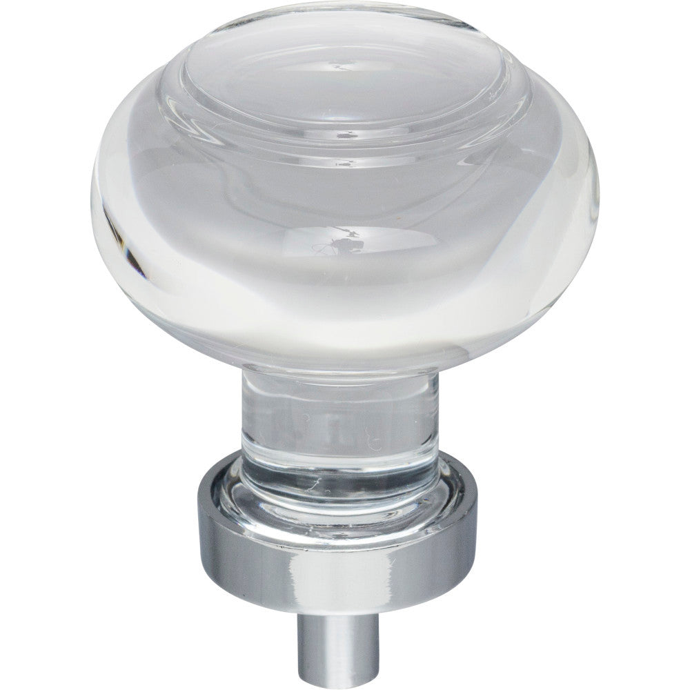 Jeffrey Alexander G120PC: 1-7/16" Harlow Round Cabinet Knob - Polished Chrome