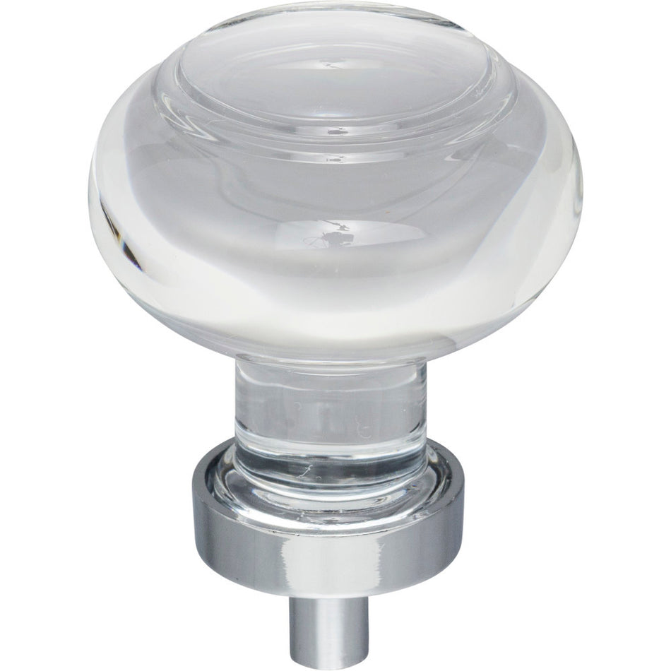 Jeffrey Alexander G120PC: 1-7/16" Harlow Round Cabinet Knob - Polished Chrome