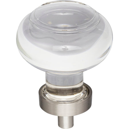 Jeffrey Alexander G120SN: 1-7/16" Harlow Round Cabinet Knob - Satin Nickel
