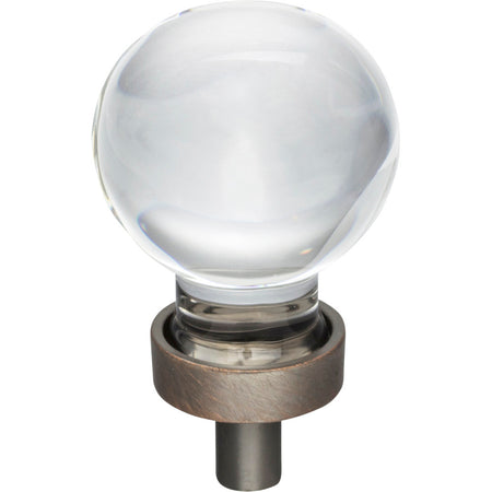 Jeffrey Alexander G130DBAC: 1-1/16" Harlow Sphere Cabinet Knob - Brushed Oil Rubbed Bronze