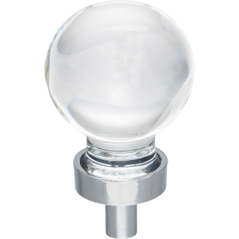 Jeffrey Alexander G130PC: 1-1/16" Harlow Sphere Cabinet Knob - Polished Chrome