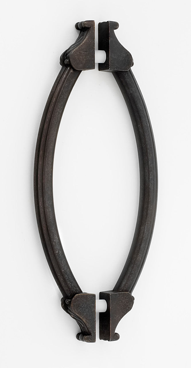 Alno G1476-6-BARC: 6" Fiore Back to Back Door Pulls - Barcelona
