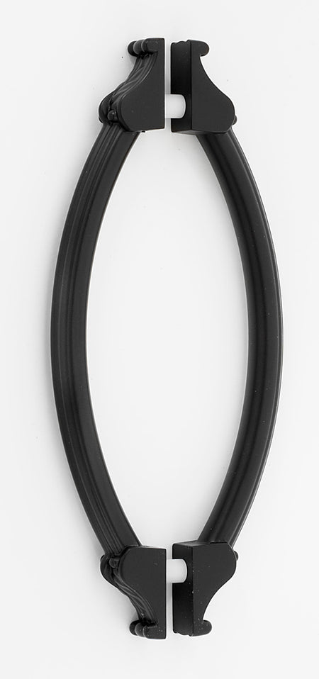 Alno G1476-6-BRZ: 6" cc Fiore Back to Back Door Pulls - Bronze