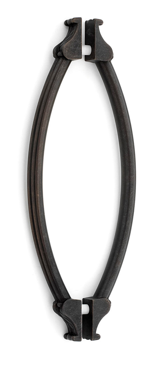 Alno G1476-8-BARC: 8" cc Fiore Back to Back Door Pulls - Barcelona
