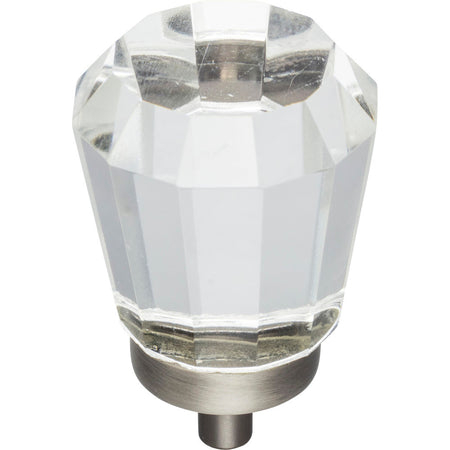 Jeffrey Alexander G150L-BNBDL: 1-1/4" Harlow Tapered Cabinet Knob - Brushed Pewter