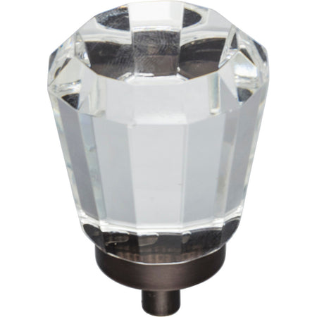Jeffrey Alexander G150L-DBAC: 1-1/4" Harlow Tapered Cabinet Knob - Brushed Oil Rubbed Bronze