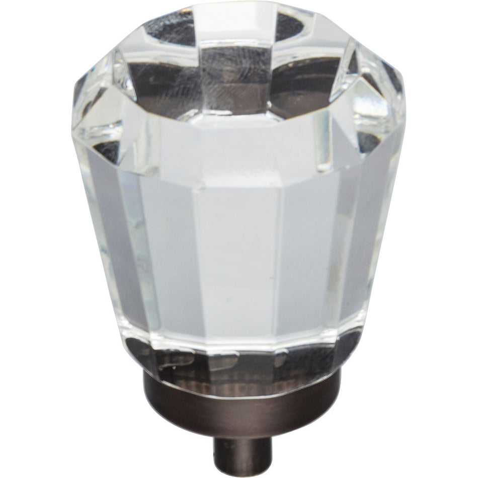 Jeffrey Alexander G150L-DBAC: 1-1/4" Harlow Tapered Cabinet Knob - Brushed Oil Rubbed Bronze