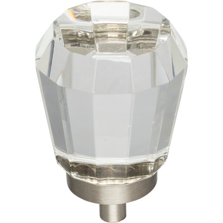 Jeffrey Alexander G150L-SN: 1-1/4" Harlow Tapered Cabinet Knob - Satin Nickel