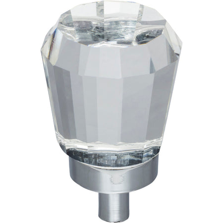 Jeffrey Alexander G150PC: 1" Harlow Tapered Cabinet Knob - Polished Chrome