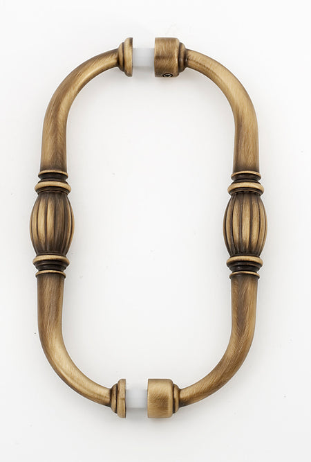 Alno G234-6-AEM: 6" cc Tuscany Back to Back Door Pulls - Antique English Matte
