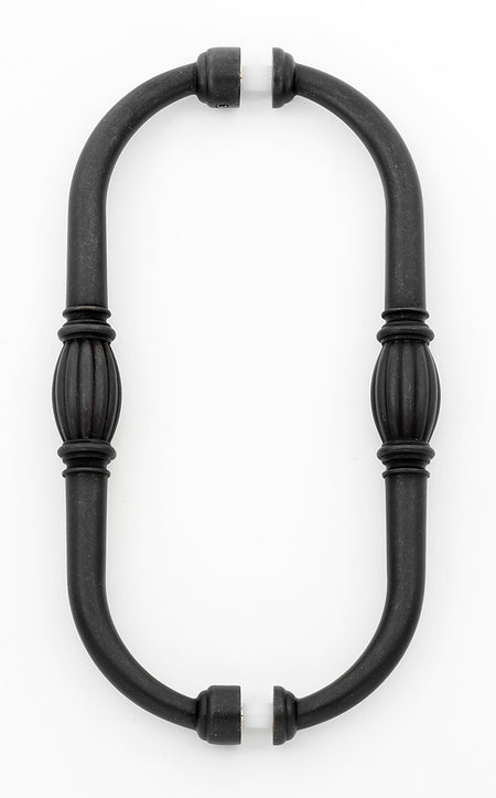 Alno G234-8-BARC: 8" cc Tuscany Back to Back Door Pulls - Barcelona