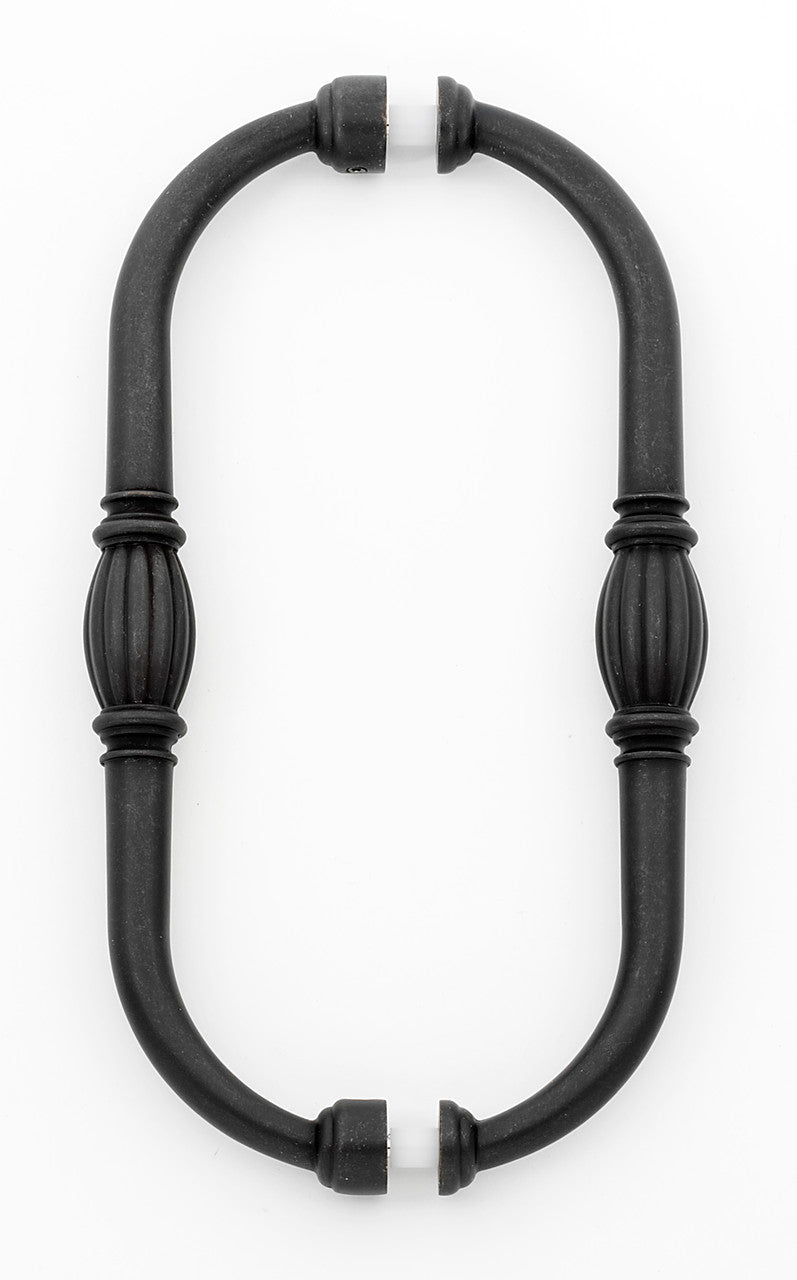 Alno G234-8-BARC: 8" cc Tuscany Back to Back Door Pulls - Barcelona
