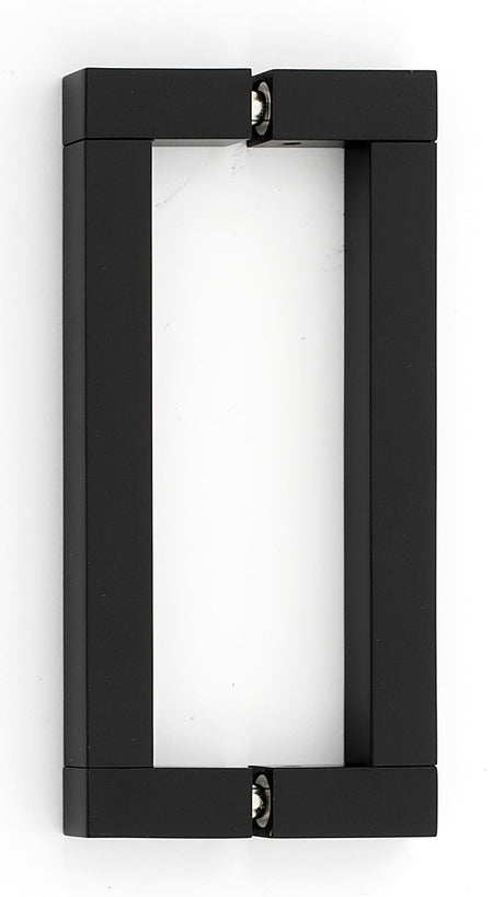 Alno G420-6-MB: 6" cc Block Back to Back Door Pull - Matte Black