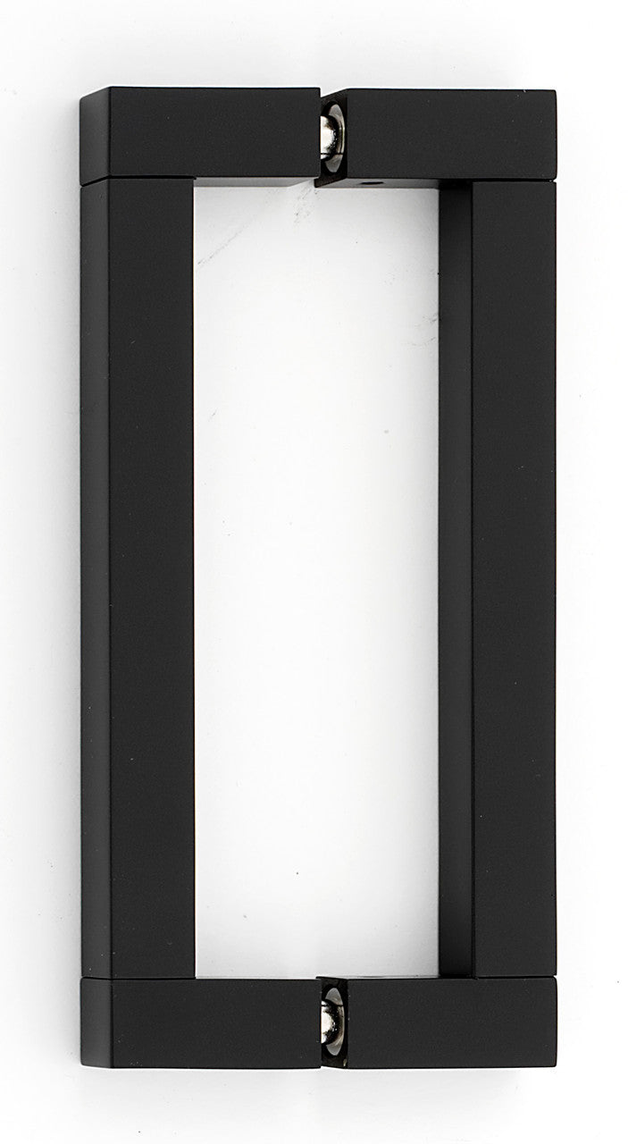 Alno G420-6-MB: 6" cc Block Back to Back Door Pulls - Matte Black