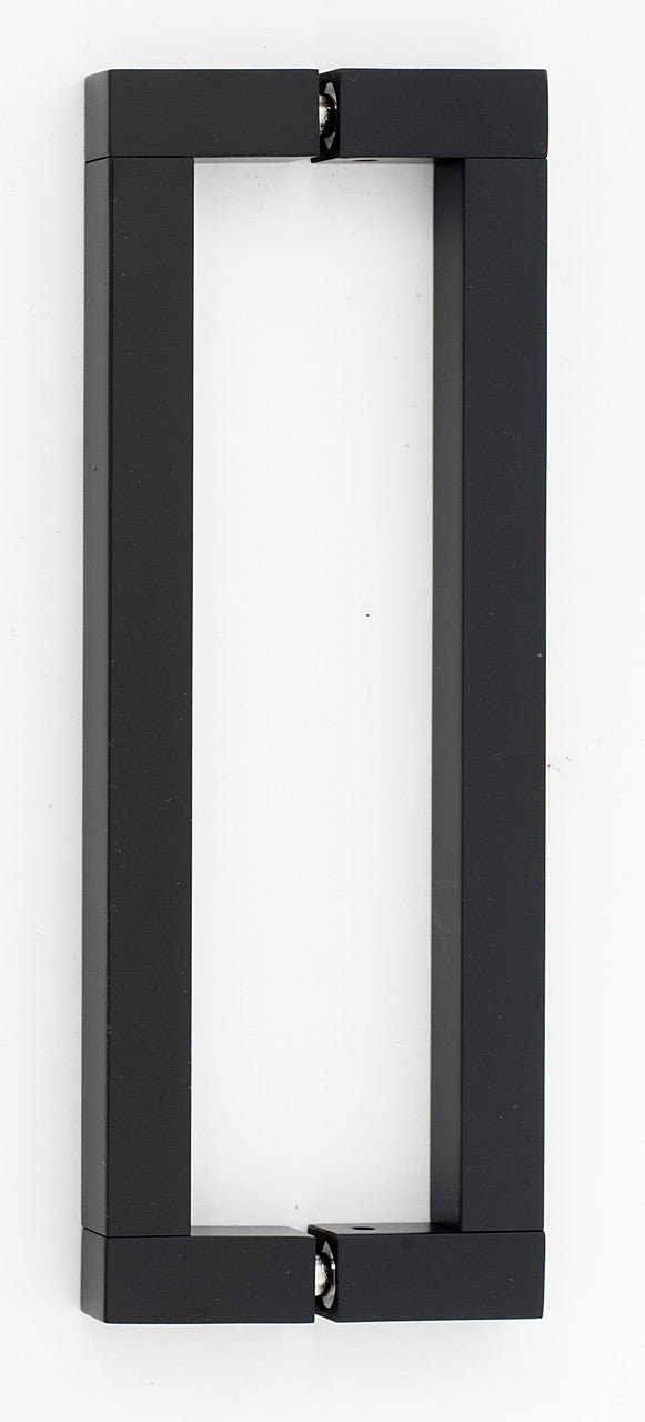 Alno G420-8-MB: 8" cc Block Back to Back Door Pull - Matte Black