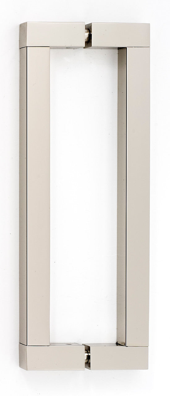 Alno G420-8-PN: 8" cc Block Back to Back Door Pulls - Polished Nickel