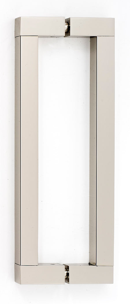 Alno G420-8-PN: 8" cc Block Back to Back Door Pulls - Polished Nickel