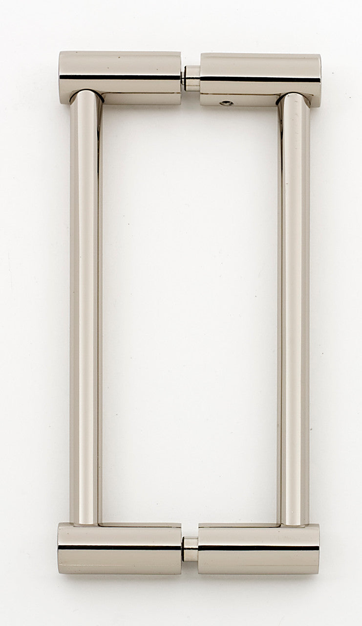 Alno G715-6-PN: 6" cc Contemporary I Back to Back Door Pulls - Polished Nickel