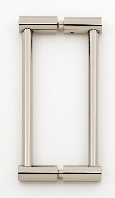 Alno G715-6-PN: 6" cc Contemporary I Back to Back Door Pulls - Polished Nickel