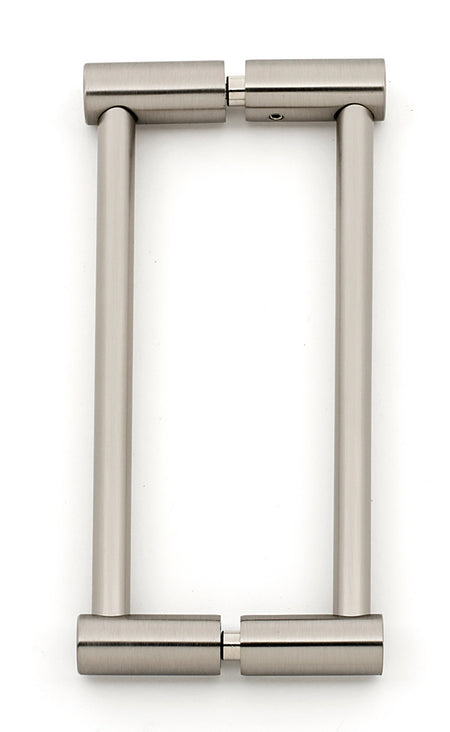 Alno G715-6-SN: 6" cc Contemporary I Back to Back Door Pulls - Satin Nickel