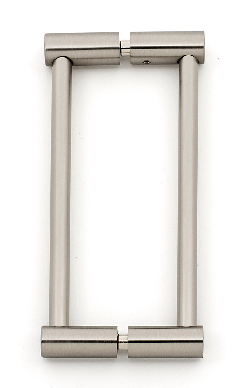 Alno G715-6-SN: 6" cc Contemporary I Back to Back Door Pulls - Satin Nickel